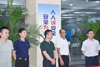 内江市统计局到汇赢连界基地调研