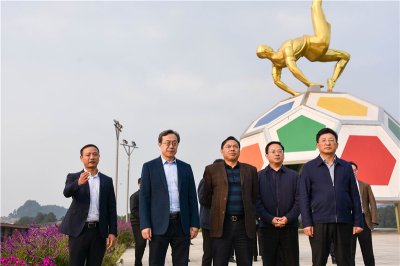 省总工会领导一行到汇赢连界基地调研