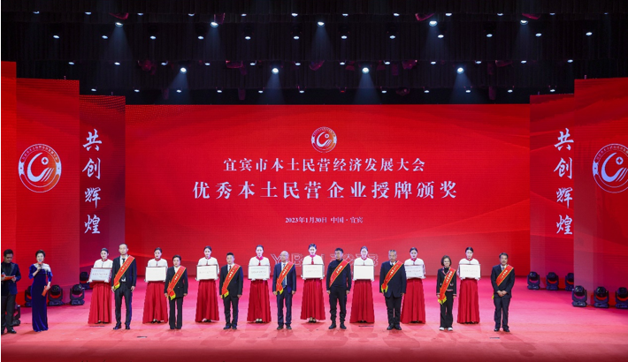 星船城瑞兴公司荣获“宜宾市优秀本土民营企业”荣誉称号(图2) 星船城瑞兴公司荣获“宜宾市优秀本土民营企业”荣誉称号(图2)