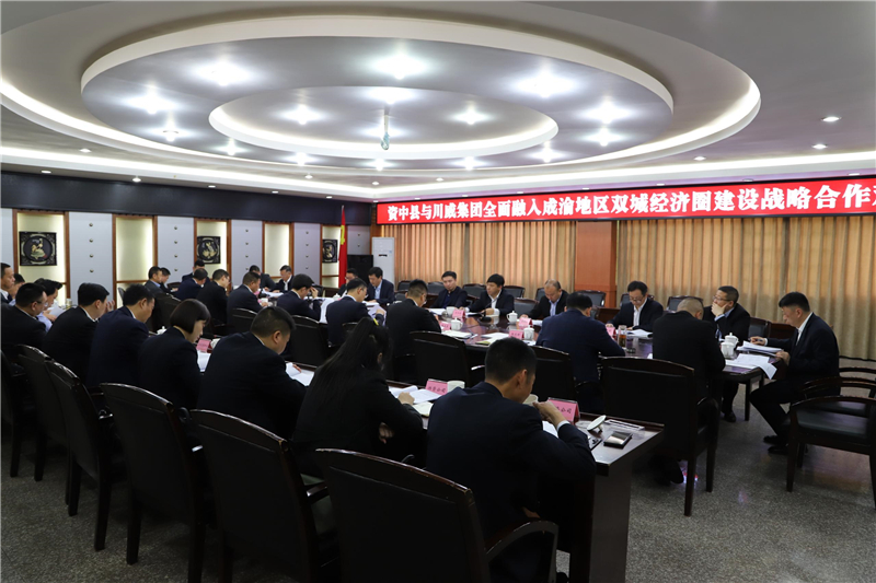 汇赢国际与资中县召开政企座谈交流会(图1)