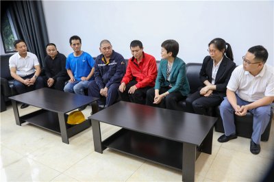内江市总工会到汇赢开展“工会进万家”调研走访慰问