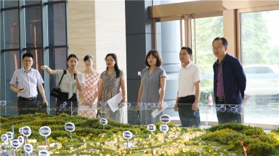 省人社厅调解仲裁工作调研组洪珂一行来汇赢连界基地考察调研