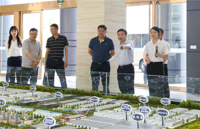 中银信达公司与中国银行四川分行到汇赢连界基地交流调研